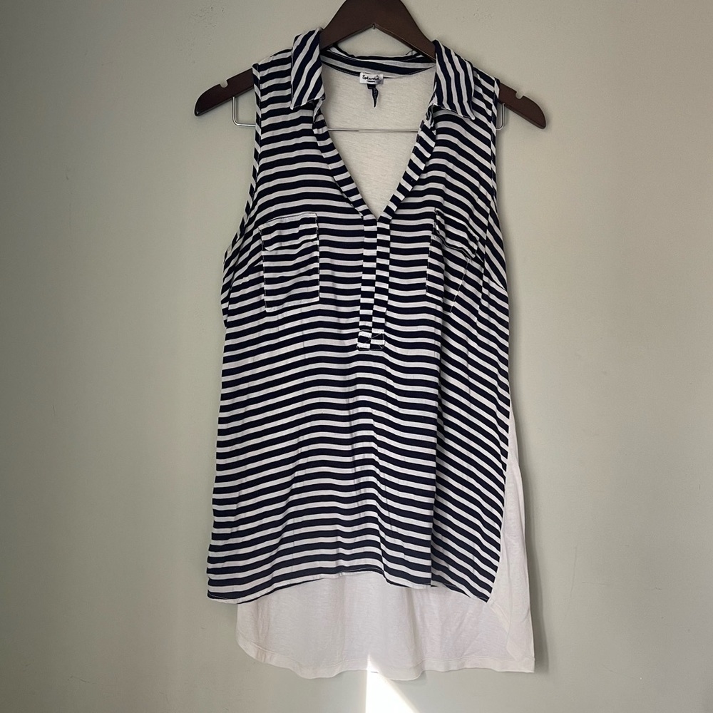 Splendid | Navy + white stripped tank | Medium​